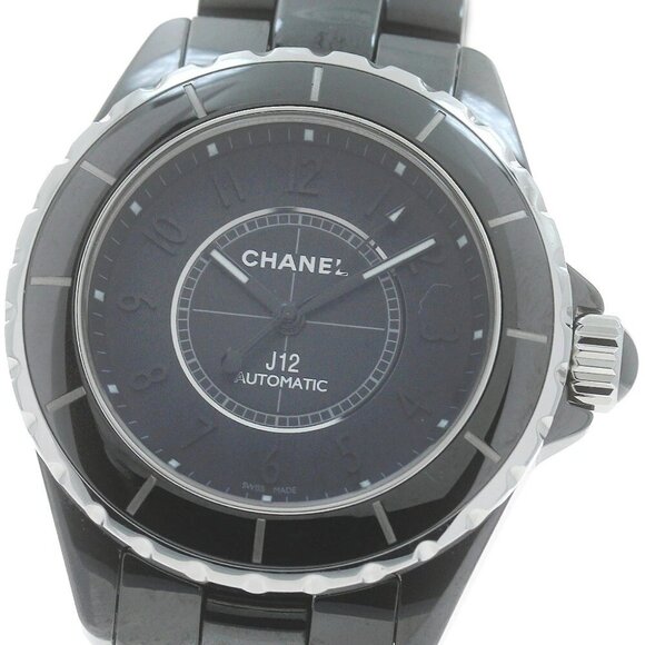 CHANEL J12 Intense Black H3829 black Dial Automatic Men's Watch - Picture 9 of 11